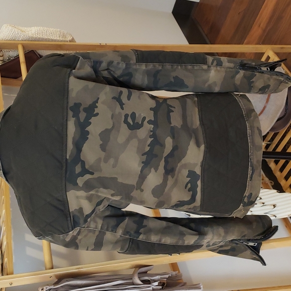 RARE  Zara Mens Camo Biker Couture Jacket Sz M - Picture 5 of 9